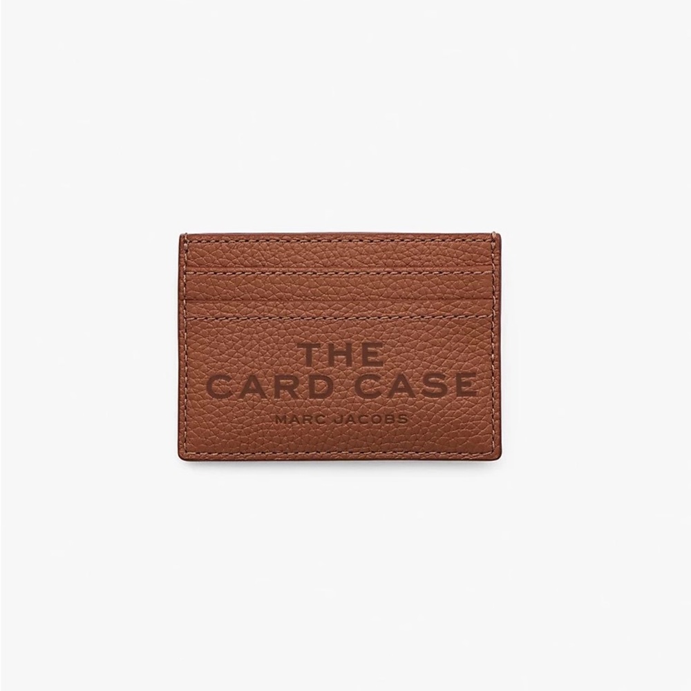 Marc Jacobs Brown Leather Key Card Holder